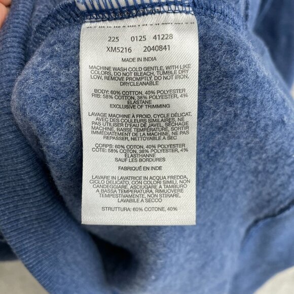 Columbia Men's Size L Blue Crewneck Sweatshirt Cotton/Polyester Blend M0816 - Picture 5 of 8